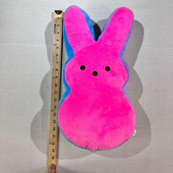 Peeps Stuffed Plush Multicolored Bunny - Picture 5 of 7